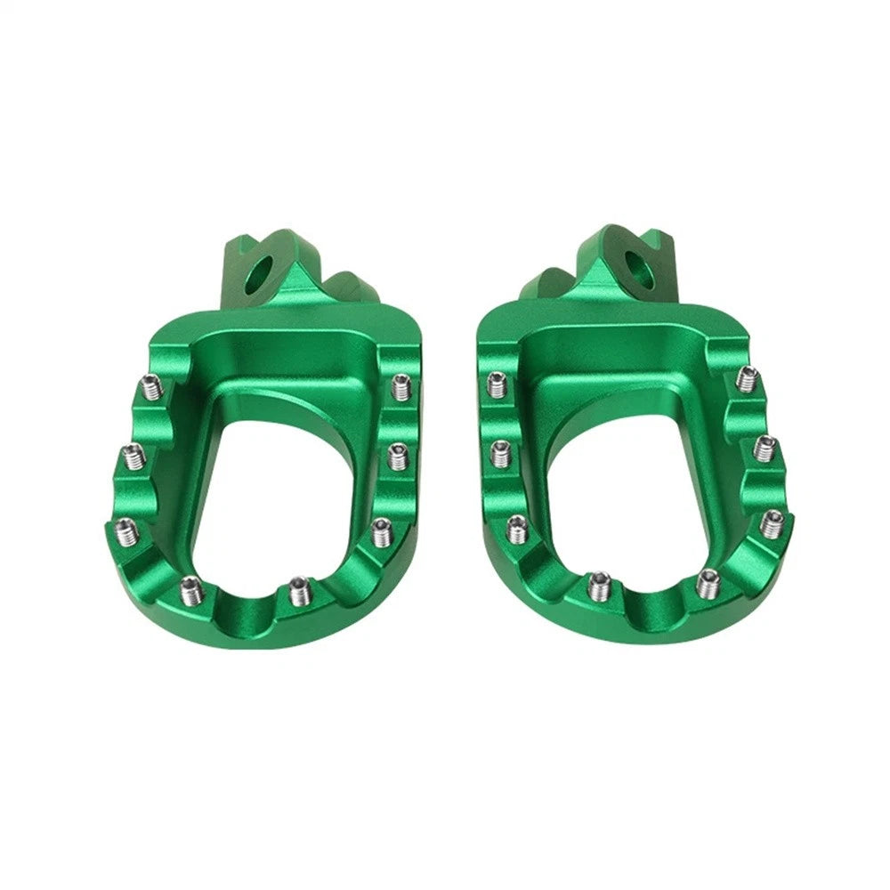 Pair Footpegs for Kawasaki KX65/80/85/100/250F/450F KLX110 (2000–2023)