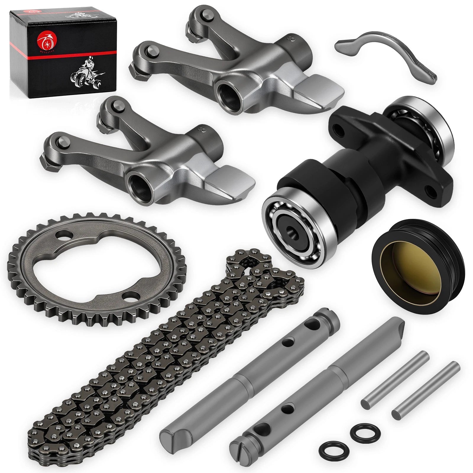 Camshaft Rocker Arm & Cam Chain Gear Sprocket Kit for Honda TRX300EX (1993–2008)