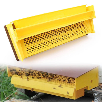For Beekeeping Tools Beehive Bee Pollen Trap Collector Yellow 15.357.953.94"