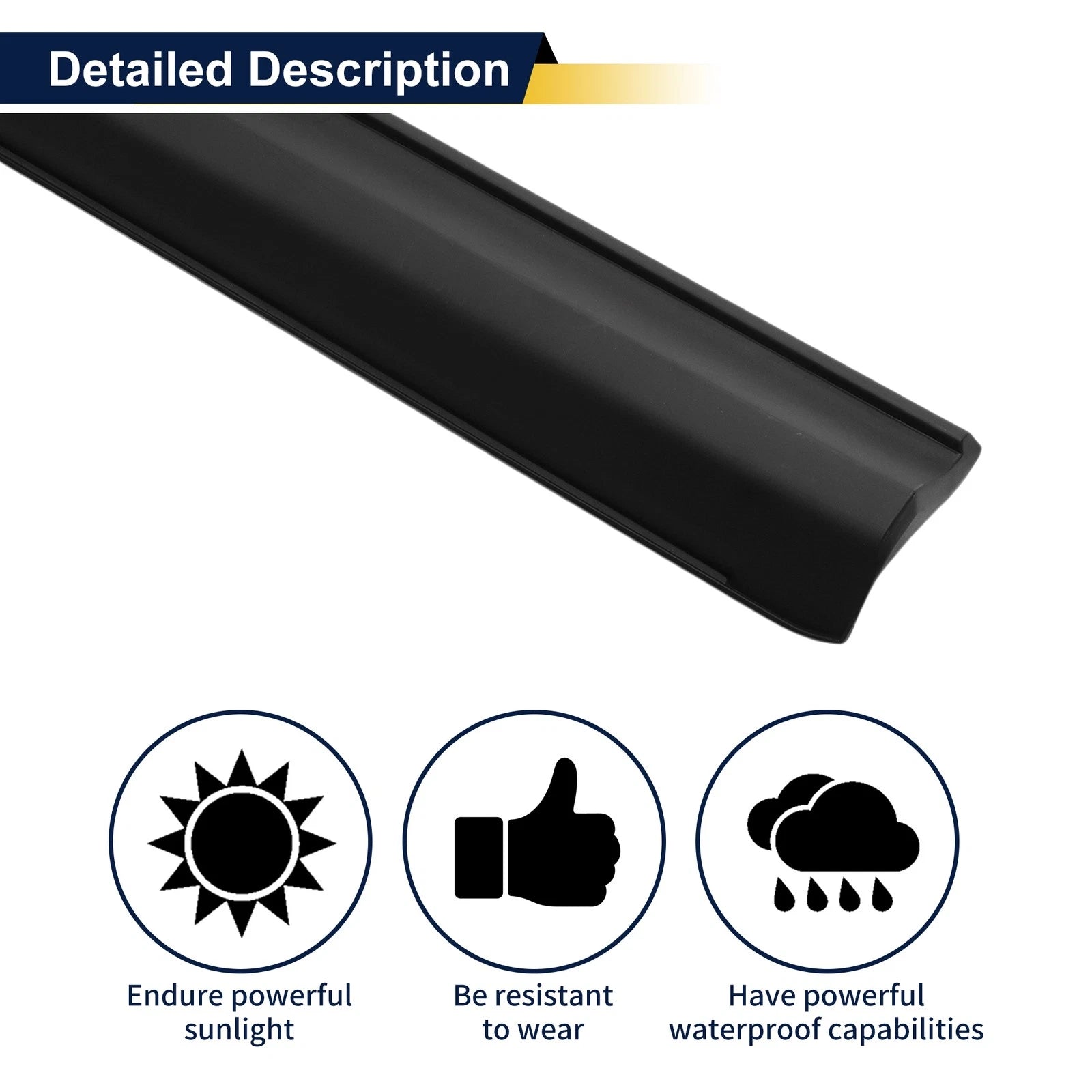 Lower Door Side Garnish Trim Replacement for Ford Transit (2015–2023)
