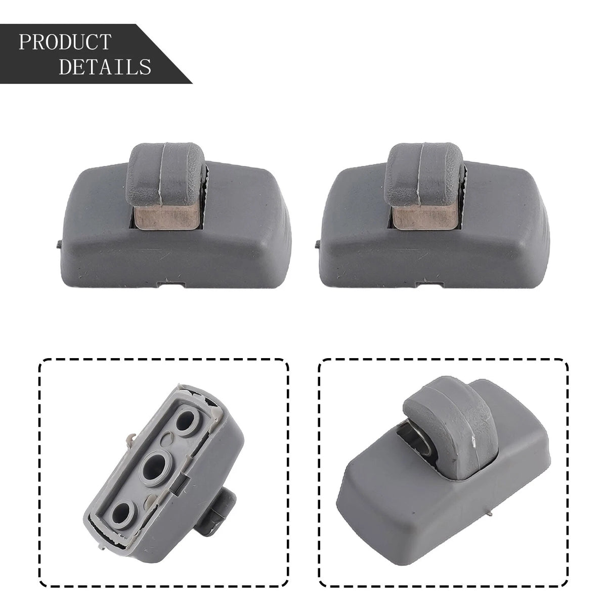 Sun Visor Hook Clips for Skoda Fabia 6Y, Octavia 1Z