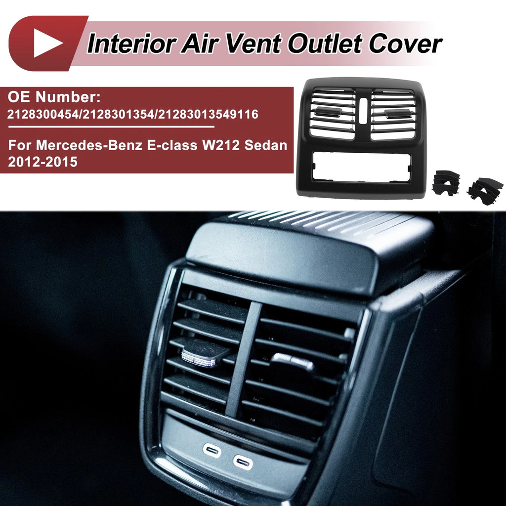 Rear Air Vent Outlet Cover Replacement for Mercedes-Benz E-Class (2012–2015)