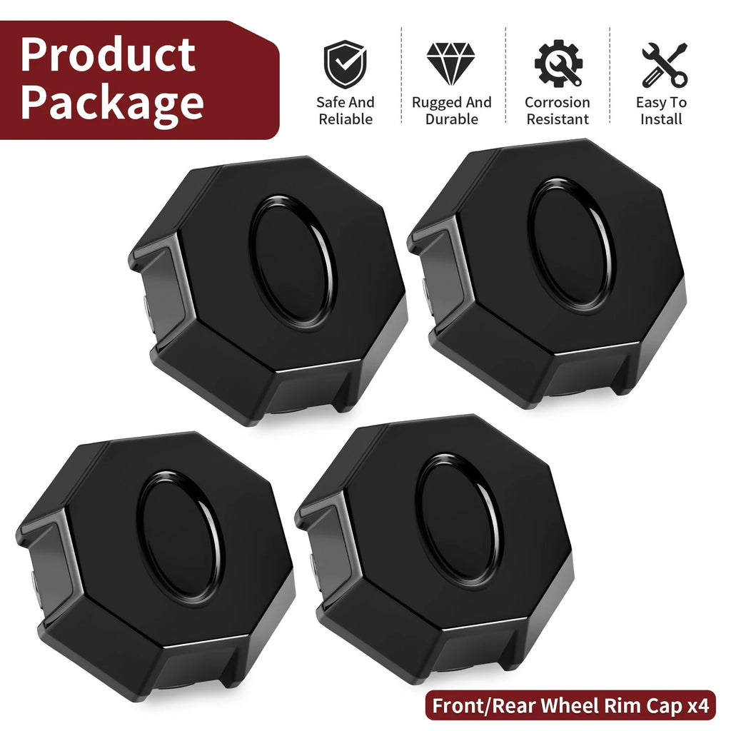 Set of 4 Wheel Rim Caps for Polaris Ranger XP 900 (2013–2019) 1521954-067