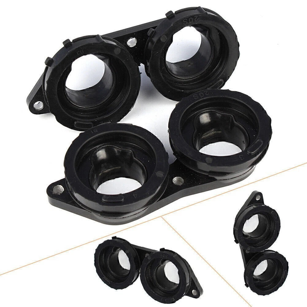 2X Carburetor Joint Intake Manifold Boot for Yamaha FZ6R XJ6 (2009–2017)