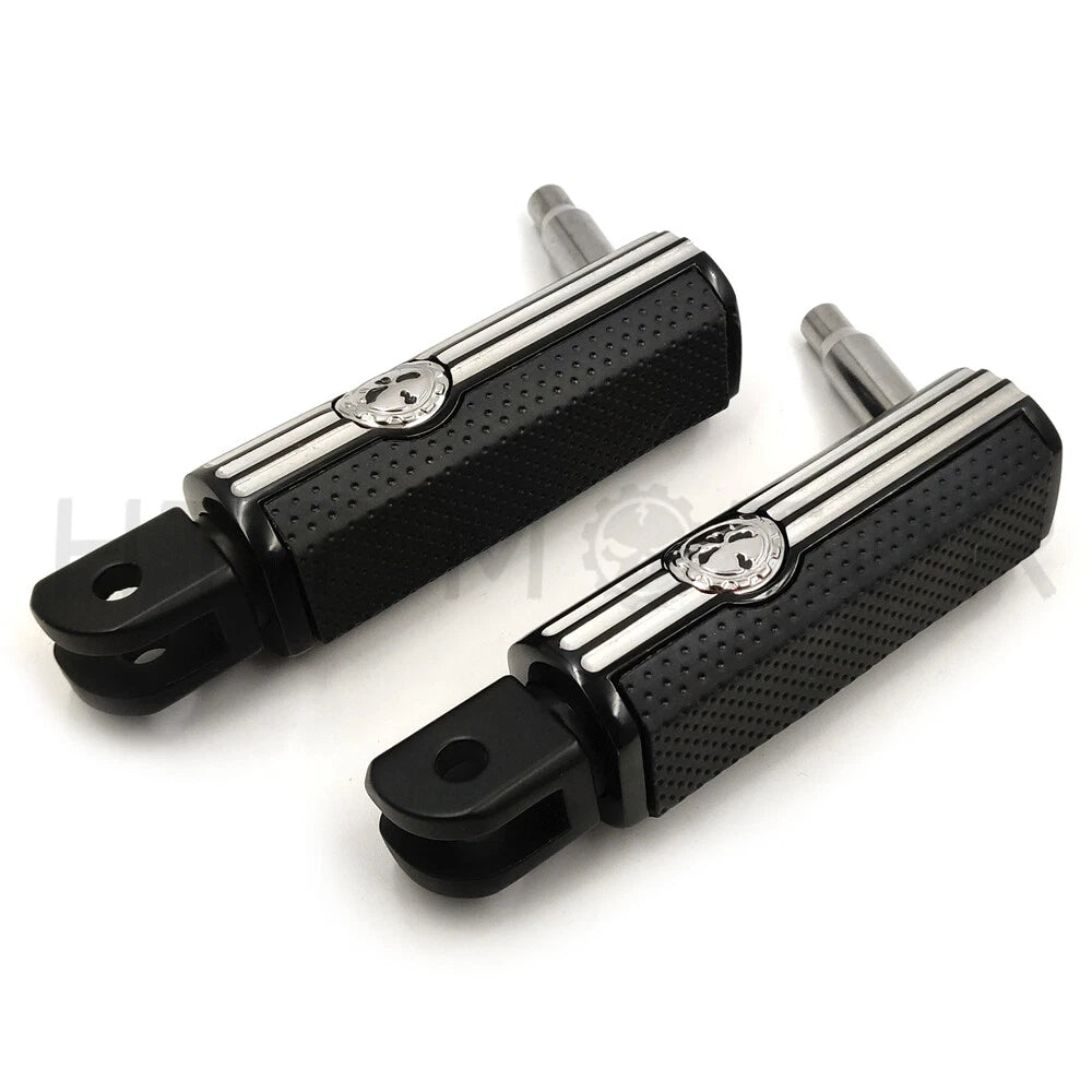 Skull Footrest Footpegs for Harley FXBB FXBR FXBRS FXLR (2018–2023)