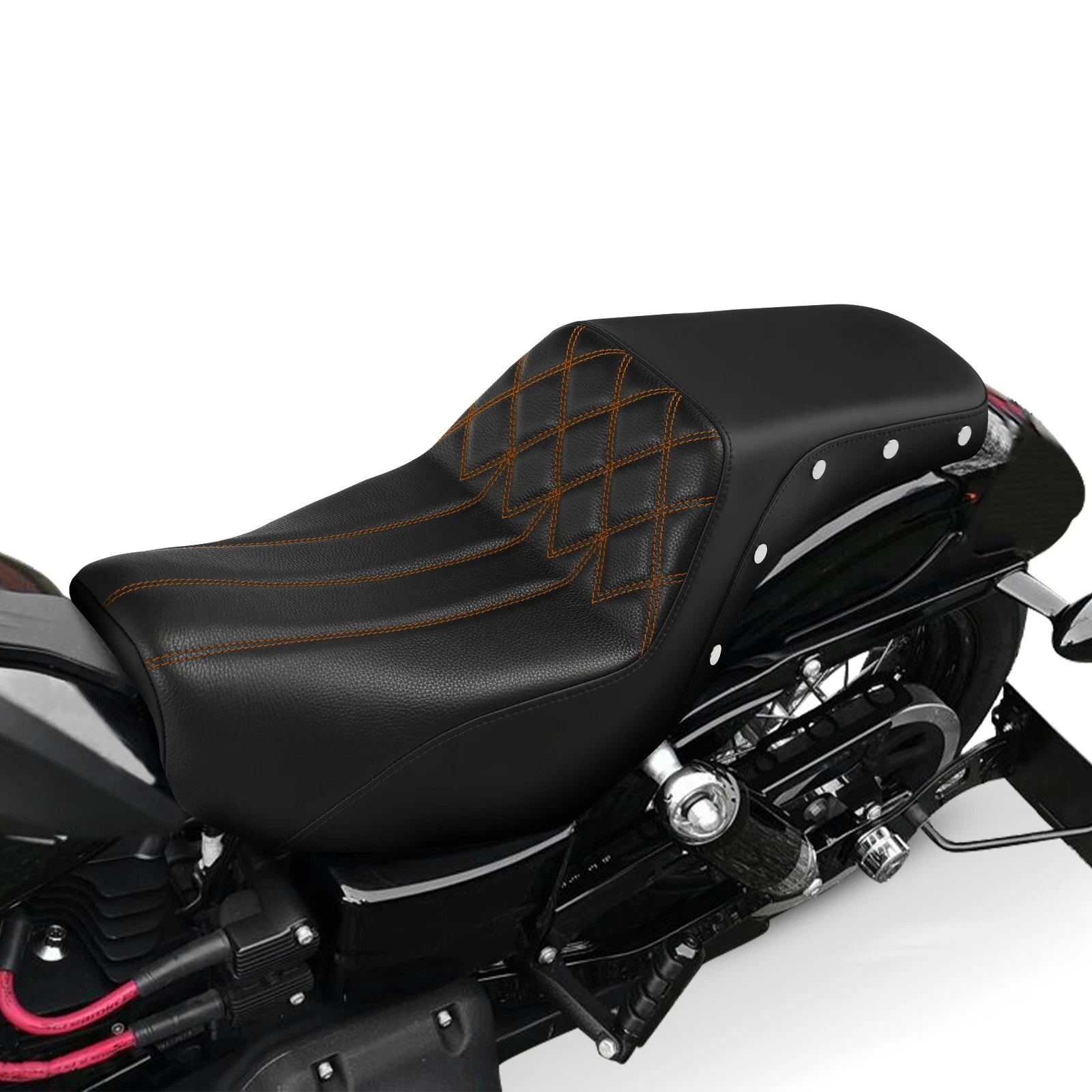 2X Two-Up Seat for Harley Dyna Wide Super Glide FXDC (2006–2017)