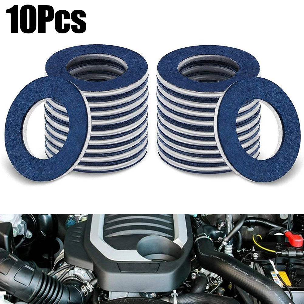 10X Gasket Washer Aluminum for (OEM#90430-12031)