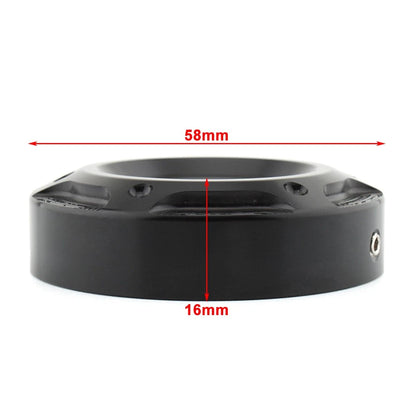 CNC Radiator Cap for Harley X350 (Black & Silver)