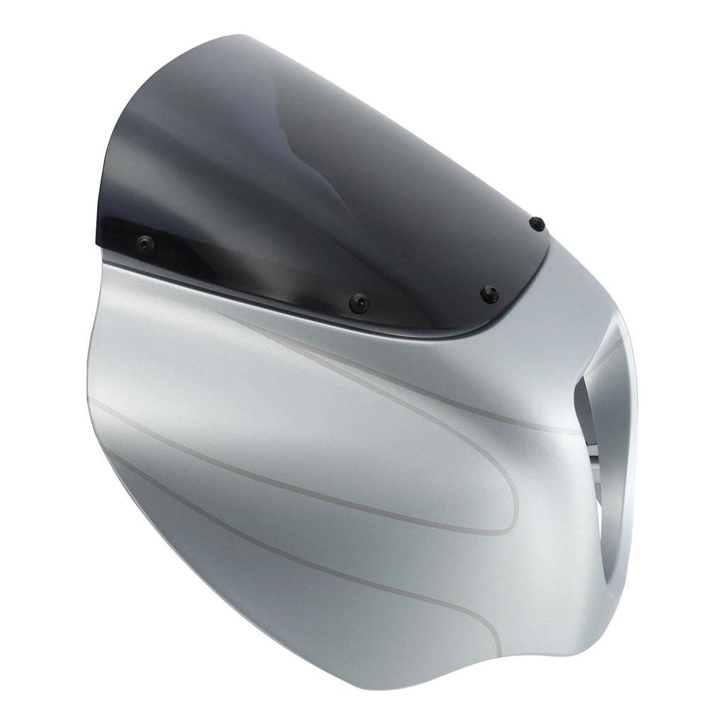 Fairing Windshield for Harley Softail FXBB FXLR (2018–2023) Silver Denim