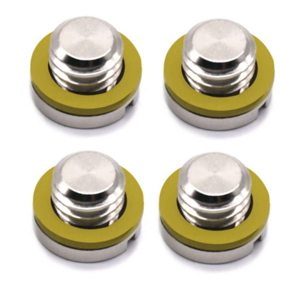 Set of 4 Marine Drain Plug Screw Kits for Mercury Mercruiser (Replaces 10-79953Q2)