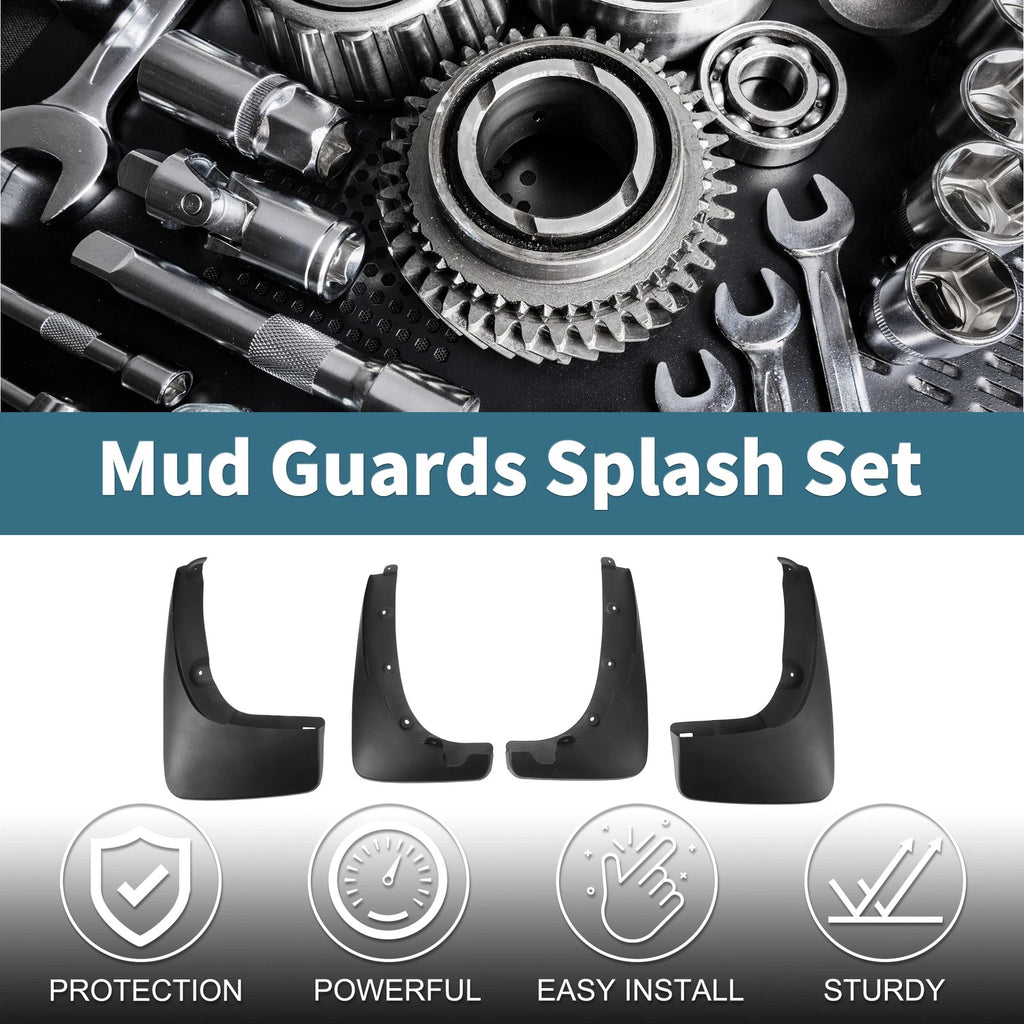 Mud Flaps Splash Guards 1 Set Replacement for Toyota RAV4 (2000–2005)