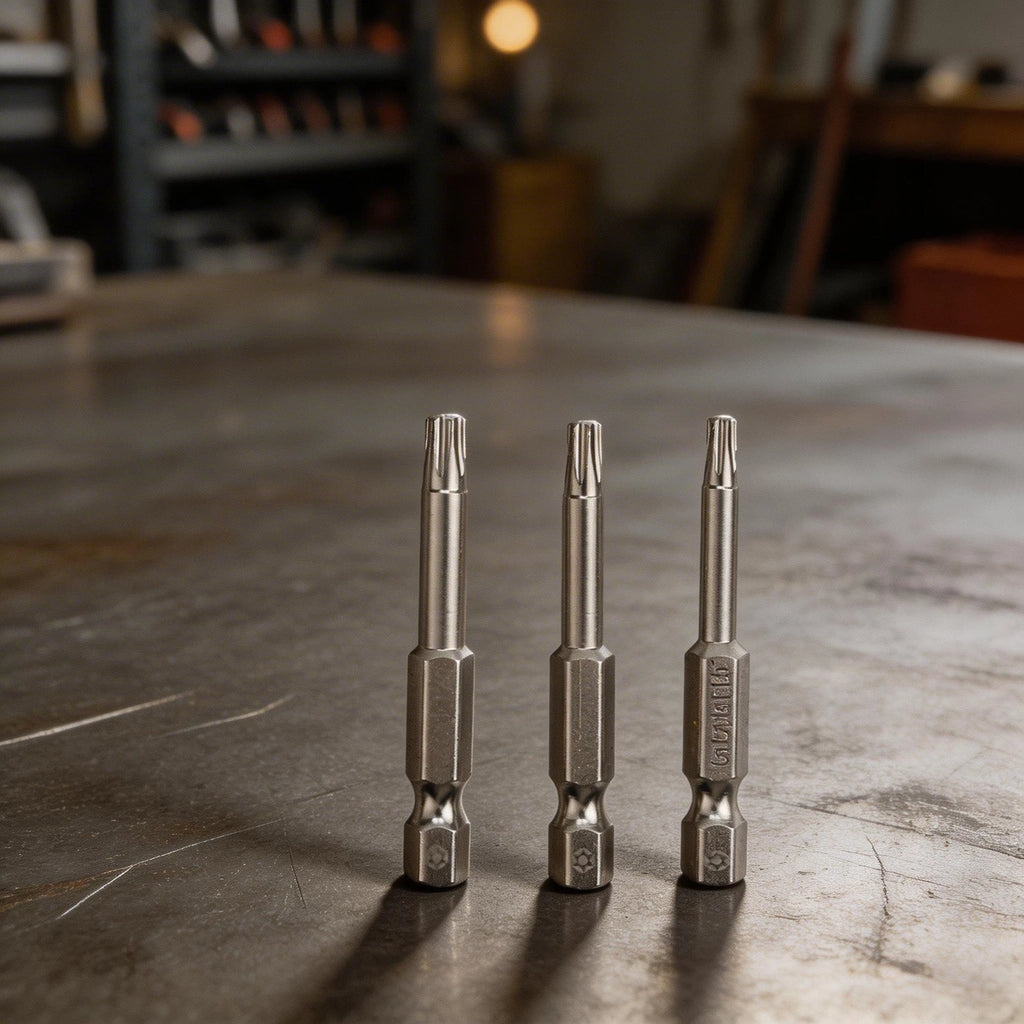 6X Screwdriver Bits Set Hexagonal Alloy Steel 50mm Silver