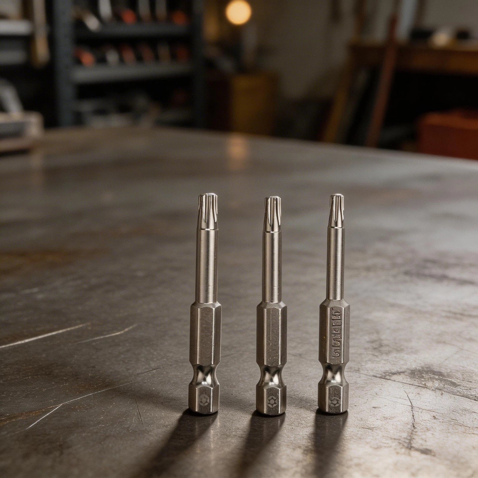 6X Screwdriver Bits Set Hexagonal Alloy Steel 50mm Silver