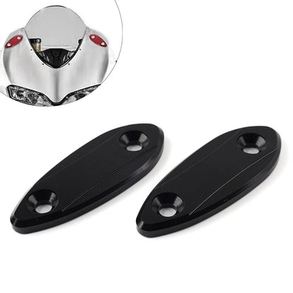 Block Off Base Plates for Kawasaki ZX6R (2009–2012) Black