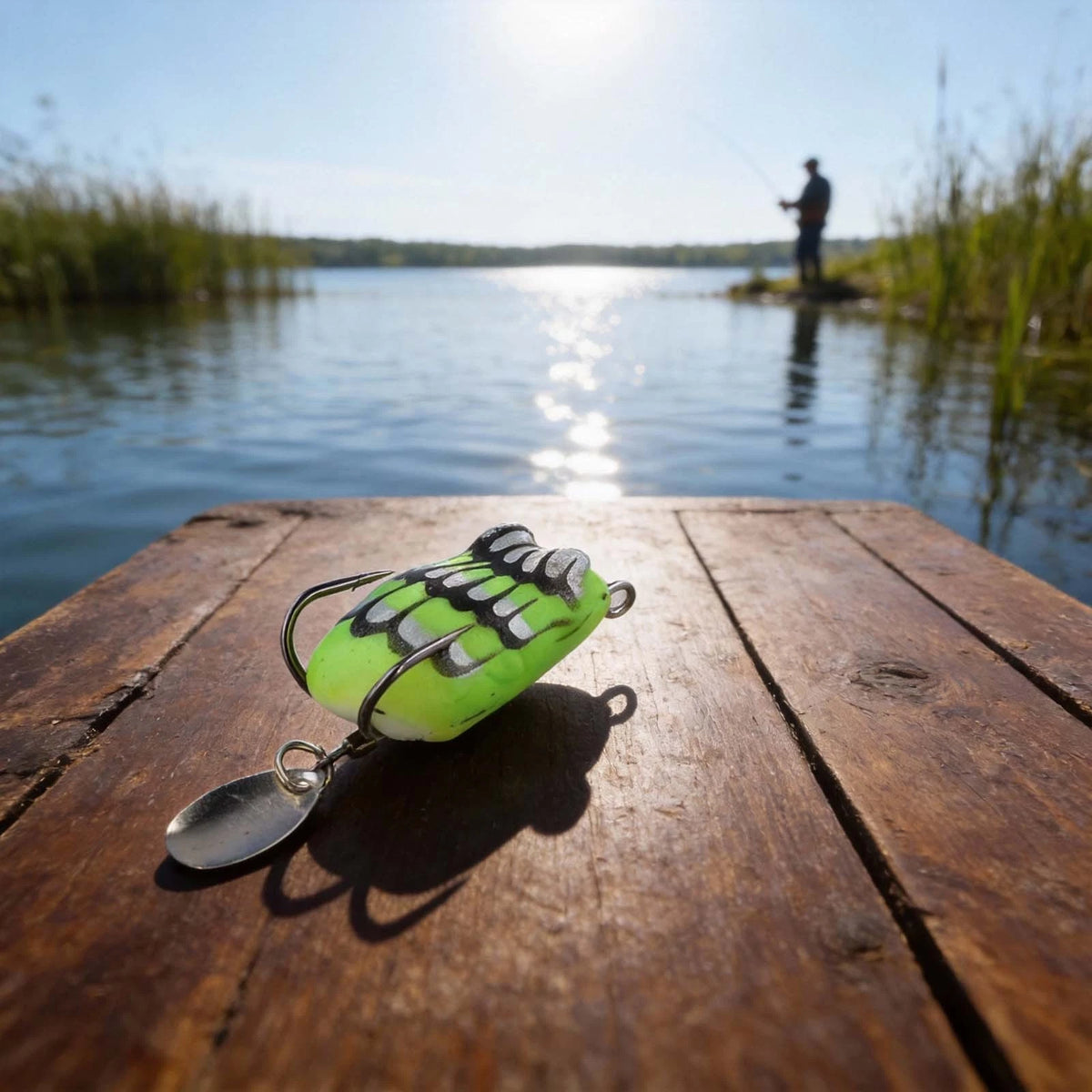 Topwater Frog Lure for Bass and Snakehead (4cm, 5g, Weedless)