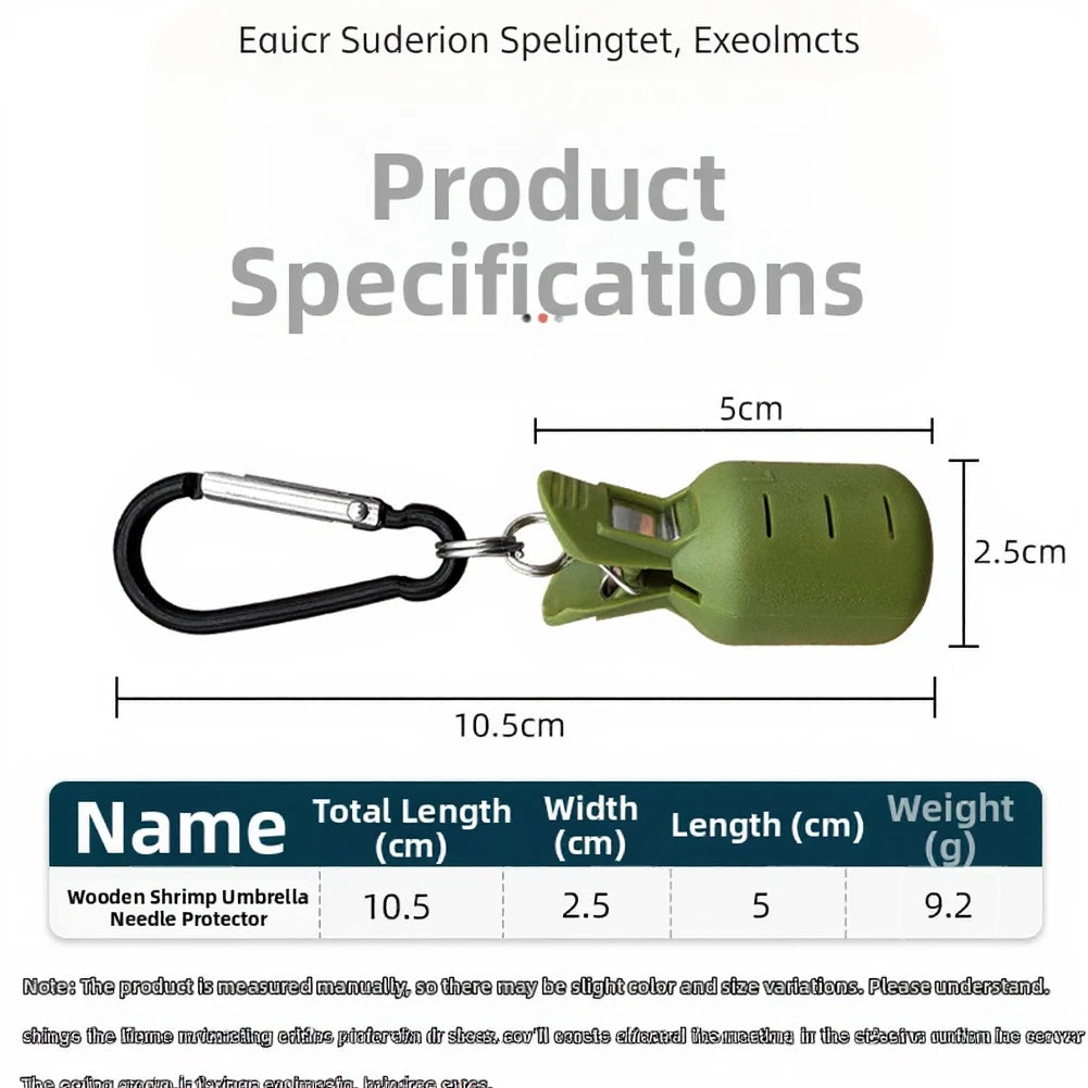 Shrimp Tail Hook Cover for Shore Pier Boat Use
