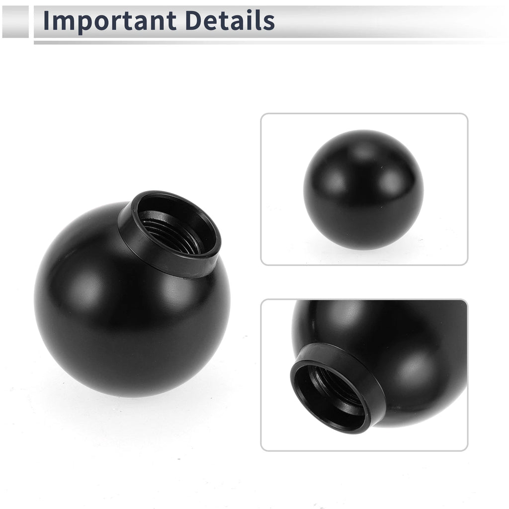 Shift Knob Set with 3 Adapters for Universal Fit (Automatic/Manual)