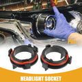 LED Headlight Bulb Retainer Holder Pair for Honda (2003–2007)