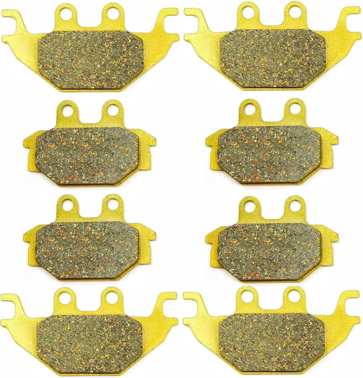 Set of 4 Brake Pads for Arctic Cat 250 300 2x4 Utility (2006–2009)