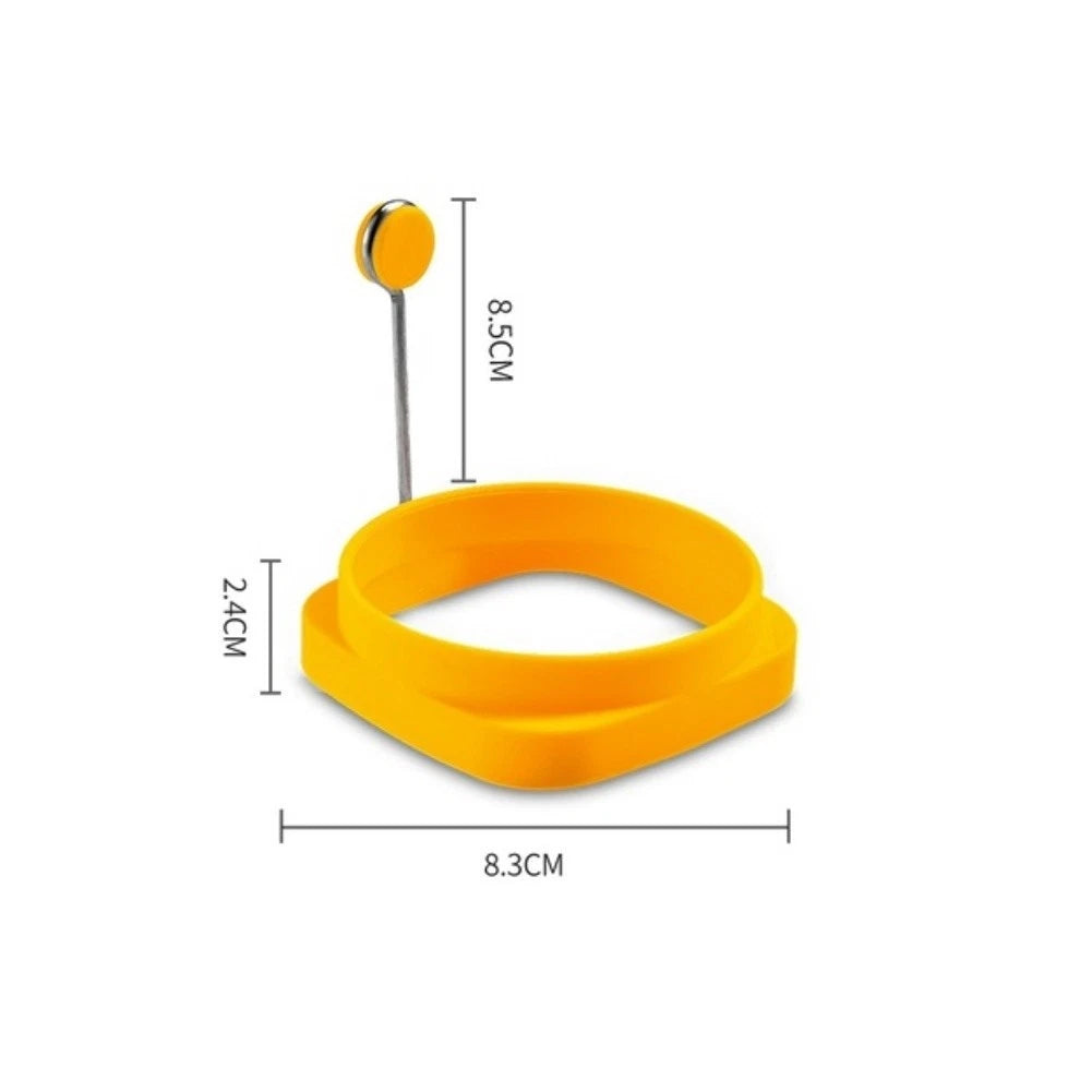 Compact Silicone Egg Fryer Mold 8.3 x 2.4 x 8.5 cm