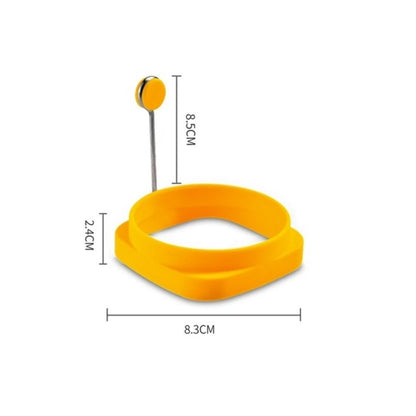 Compact Silicone Egg Fryer Mold 8.3 x 2.4 x 8.5 cm