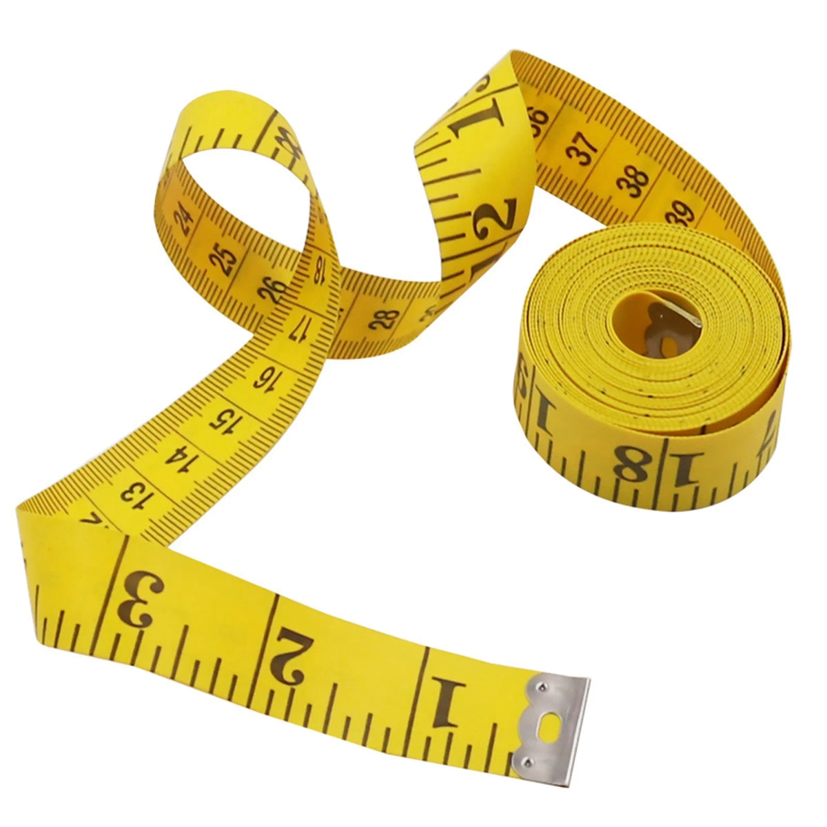 Soft Ruler Tape Measure Tool for Sewing (Yellow)