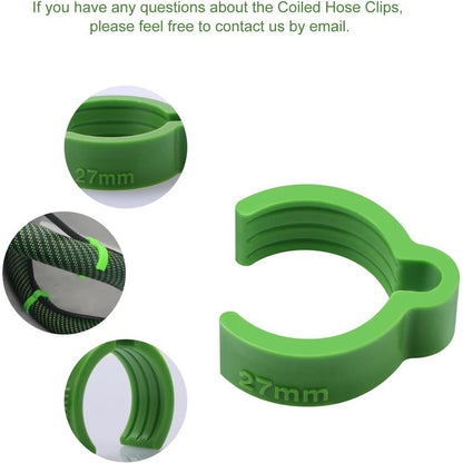 10X 27mm Coiled Hose Clips for D27 Dust Extractor Hoses