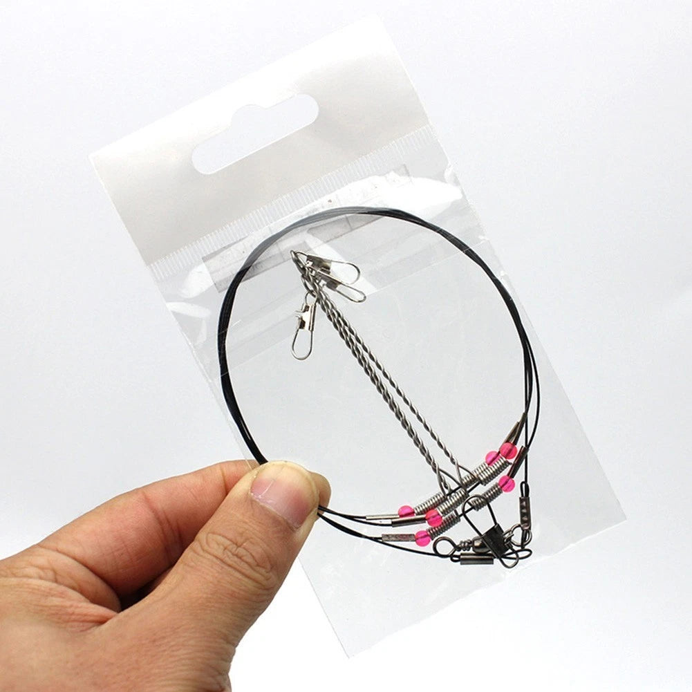 5pcs Fishing Wire Leader for Fishing Accessory