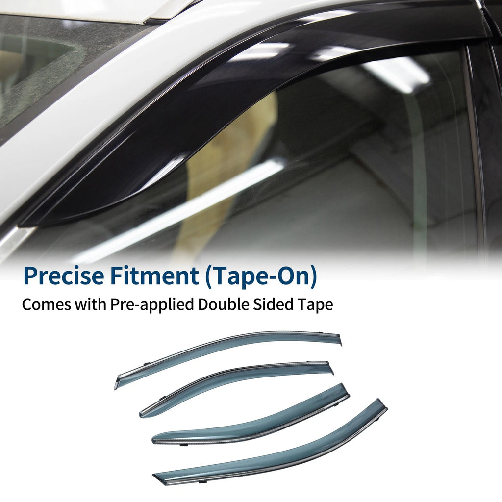 Car Window Deflectors Side Window Vent Visors for Toyota Corolla Sedan (2020–2024)