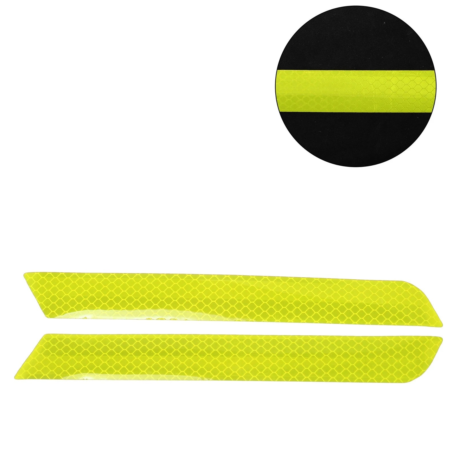 Reflective Bumper Decal for Universal Vehicles (Fluorescent Yellow-Green)