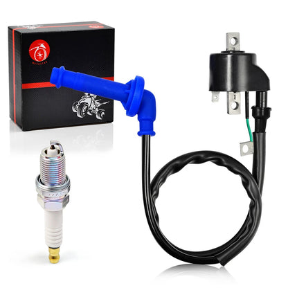 Ignition Coil & Spark Plug for Honda TRX450ER TRX450R (2006–2014) 30500-HP1-003