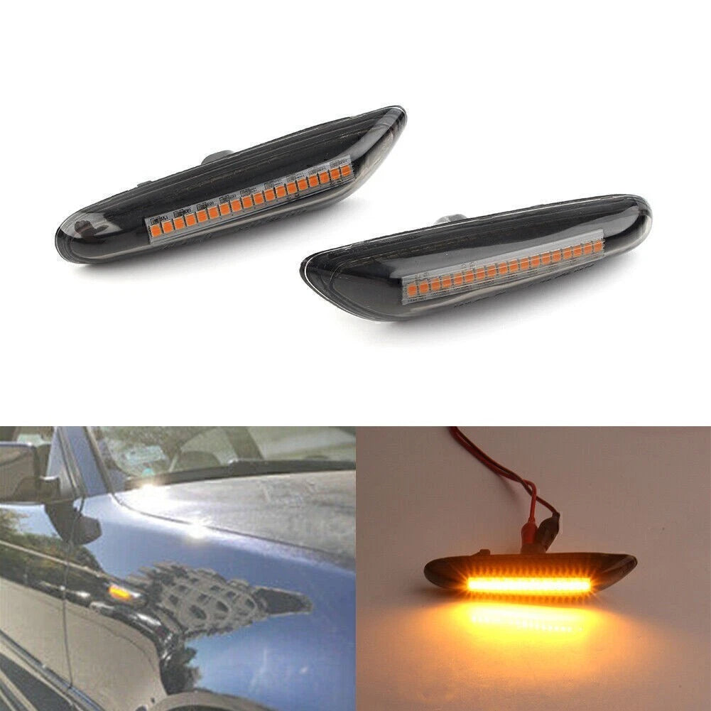 Dynamic LED Turn Signal Lamps for BMW E46 E60 E82 E90 E91 E92 (2006–2013)