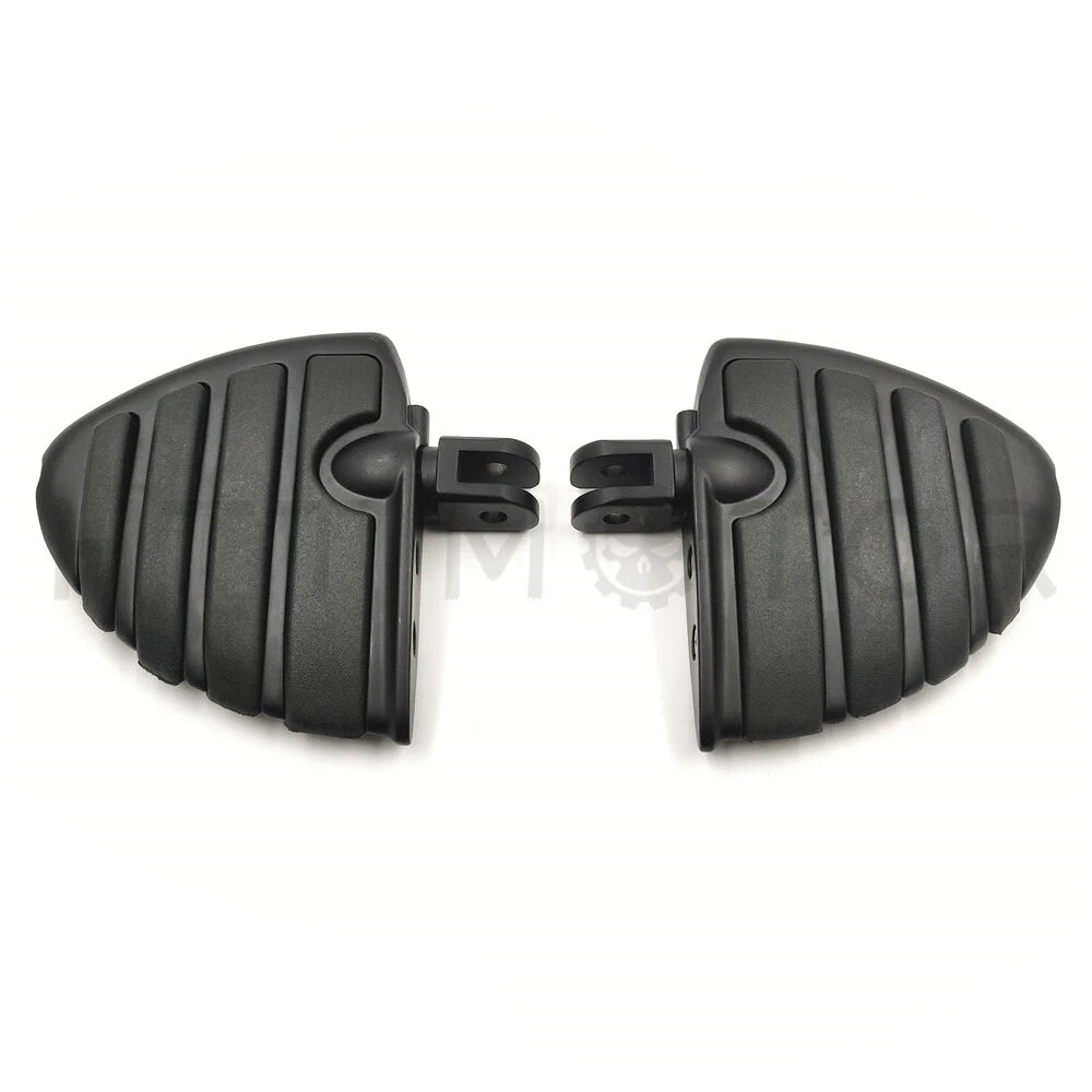 Black Wing Mini Floorboards w/ Adapters for Harley FXBB FXBR FXBRS (2018–2023)