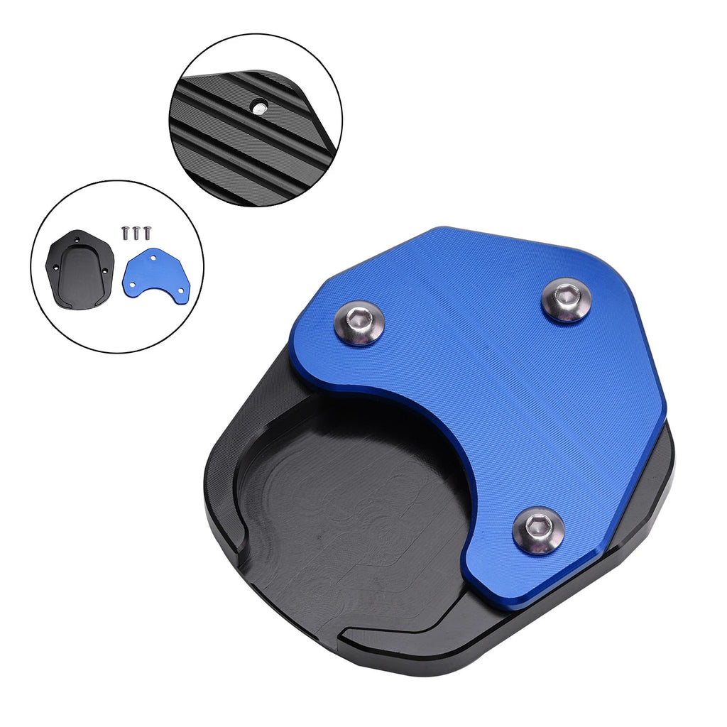 Kickstand Enlarger Plate Pad for Tiger Sport 660 (2022–2025) Blue