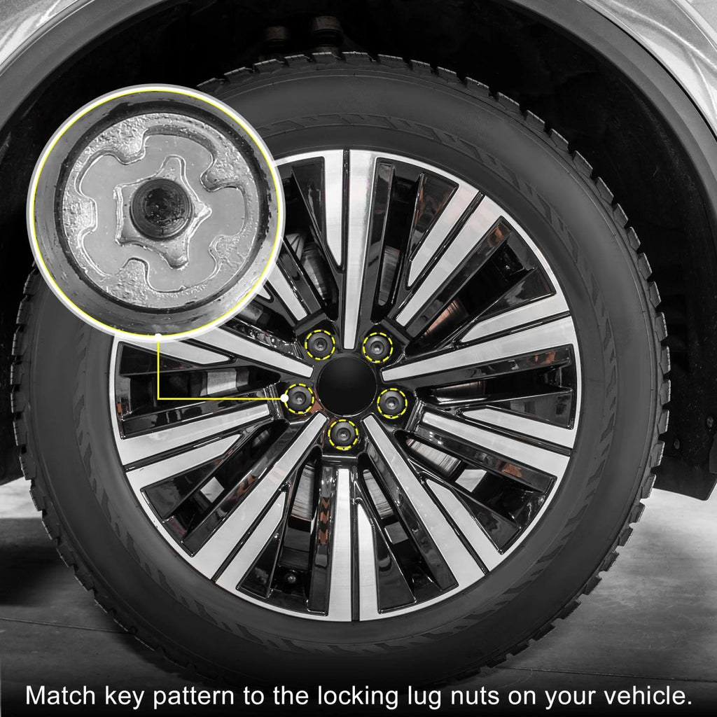 Wheel Lock Lug Nut Key Replacement for Volkswagen Tiguan (2018–2024)