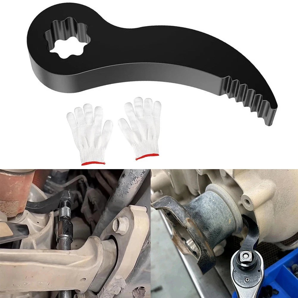 38 Drive Pry Bar Adapter Head Wrench Tool for Automotive Wrecking Tasks