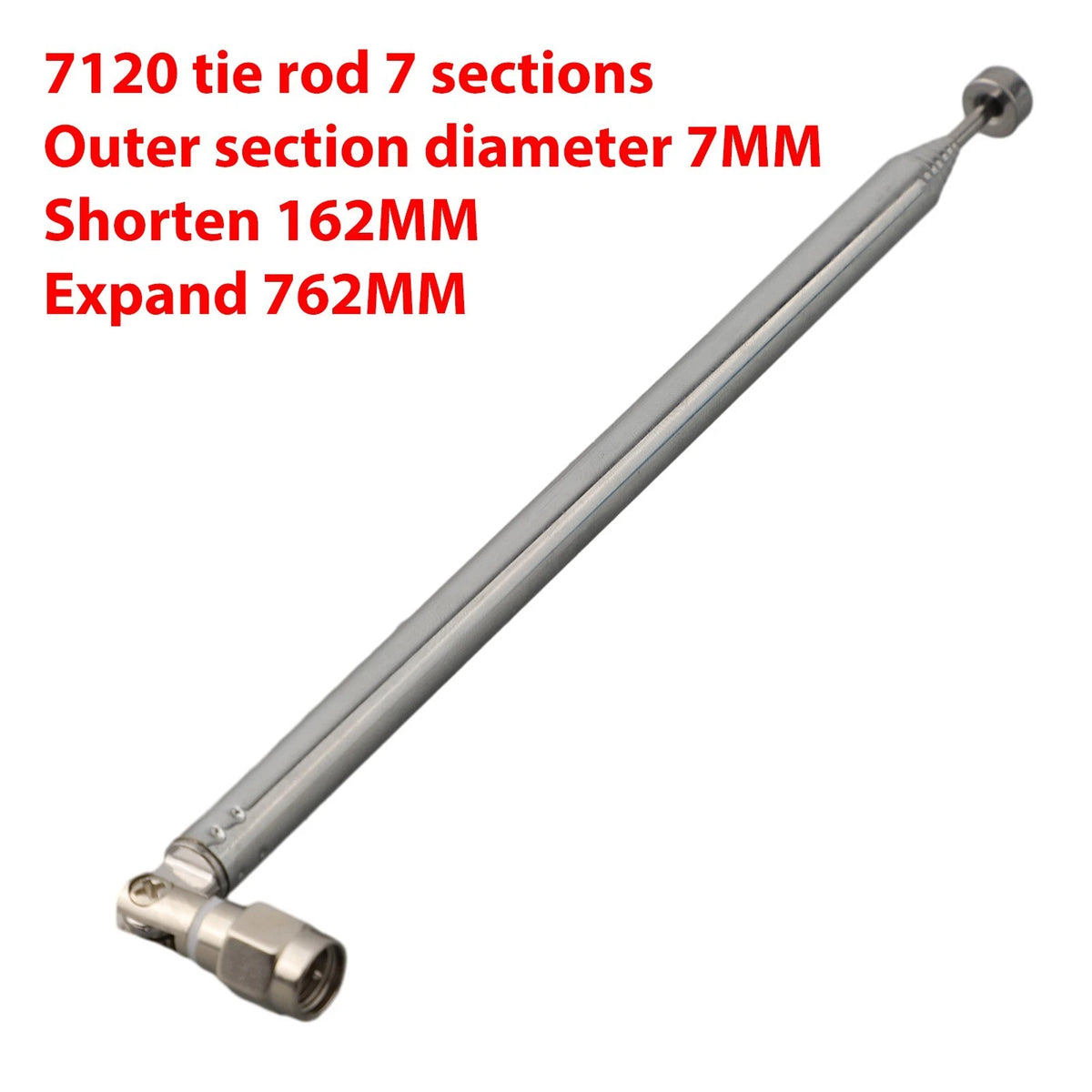 Telescopic Antenna Tool 164mm Long 40MHz-6GHz 7-Section