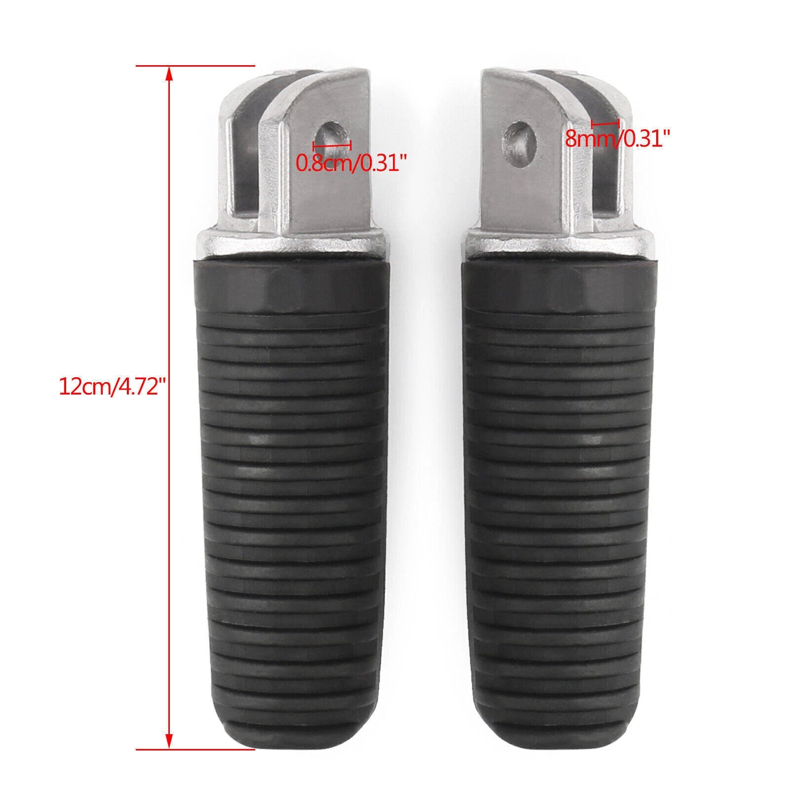 Footrest Foot Pegs for Yamaha FJ1200 FJR1300 FZ6 FZ8 BT1100 XJ400 (1986–2006)