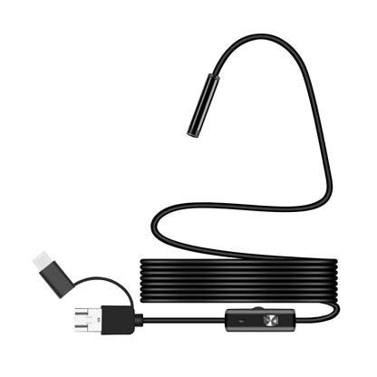 7mm Inspection Camera Endoscope 2M 6 LED for Android USB Type-C
