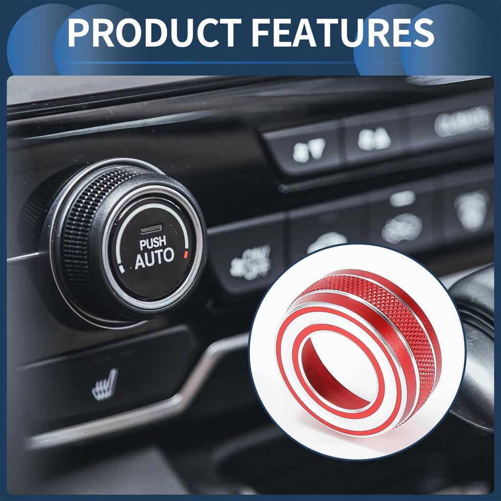 AC Media 4WD Headlight Switch Knob Cover Ring for GMC Canyon (2015–2022)