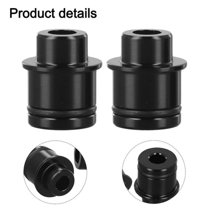 2pc Bike Hub Conversion Adapter 12mm to 9mm Aluminum Quick Release