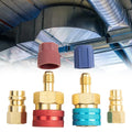Seal Proof R1234yf to R134a Quick Coupler Adapter Set for Auto AC Conversion