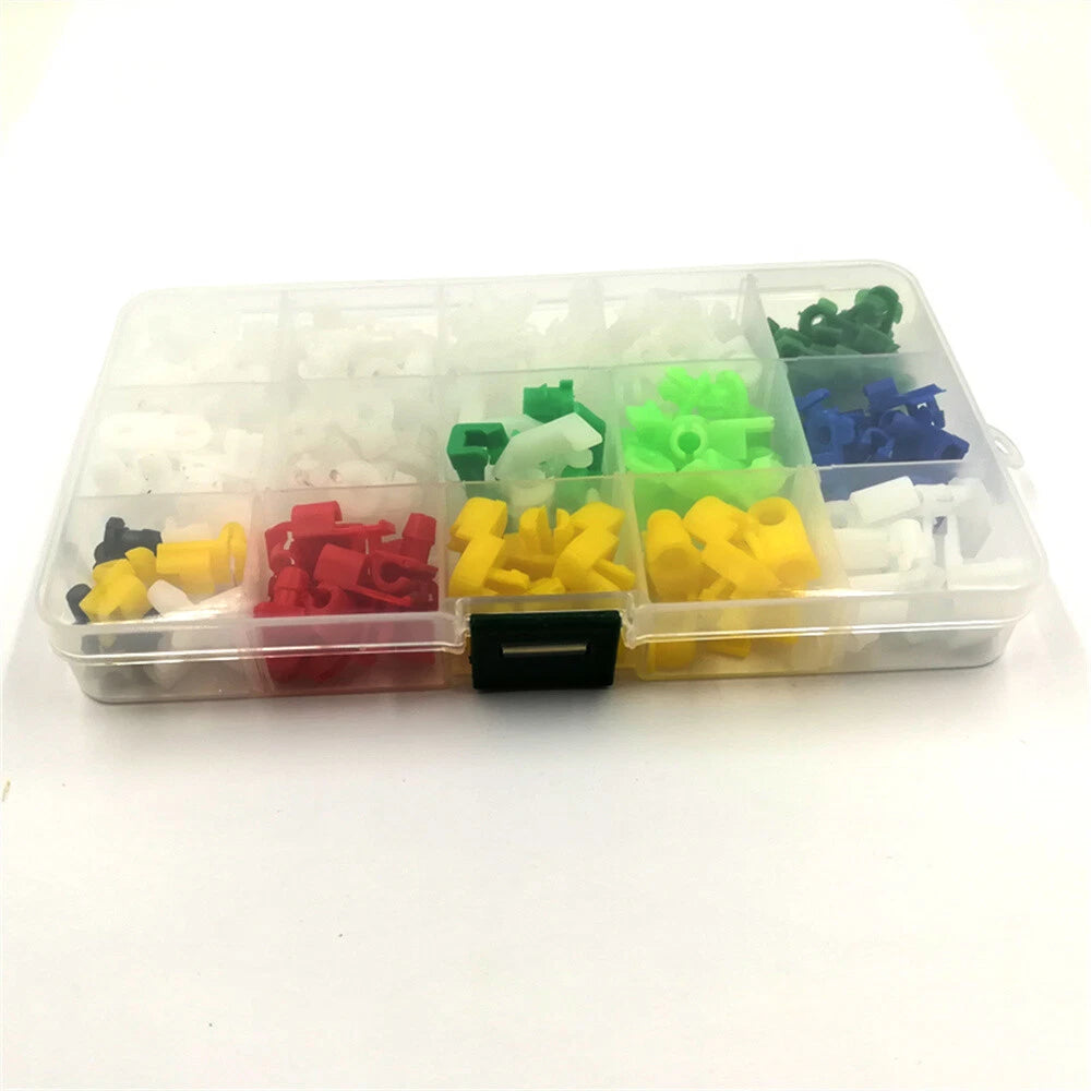 160Pcs Universal Plastic Car Door Lock Rod Cable Clip Fasteners