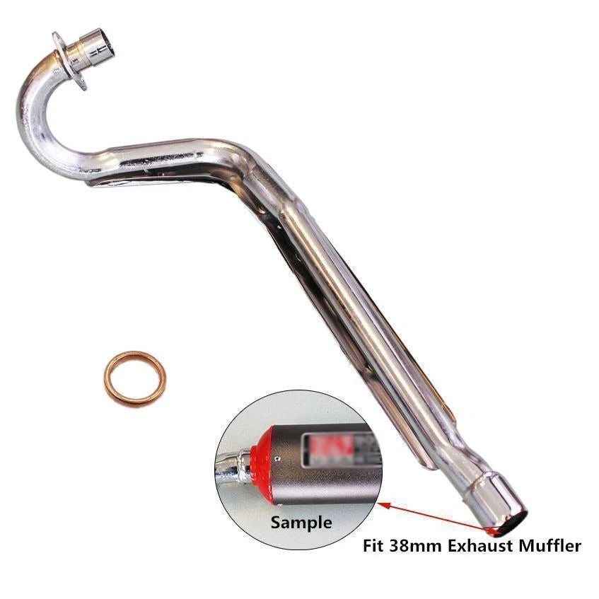 38mm Performance Big Bore Exhaust Pipe for Atomik PIT PRO (70-125cc)