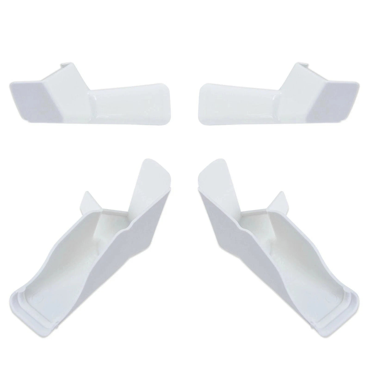 Set of 4 Gutter Spout Extensions for RV (White)