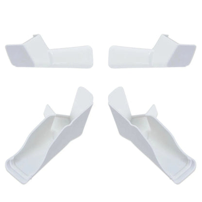 Set of 4 Gutter Spout Extensions for RV (White)