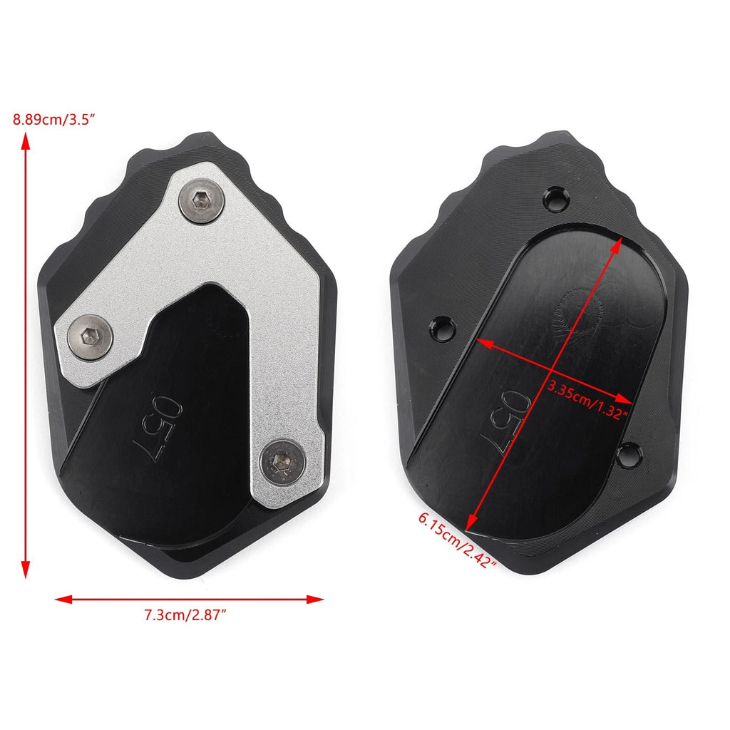 CNC Side Stand Extension Kickstand Enlarger Plate for BMW F750GS (2018–2019)