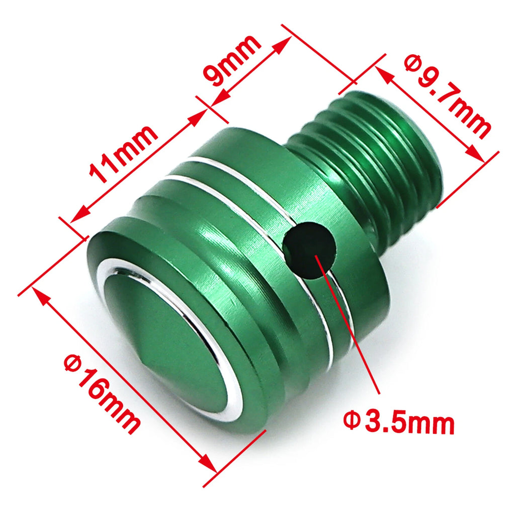 Set of 2 Motorcycle Rearview Mirror Thread Adapter Conversion Screws