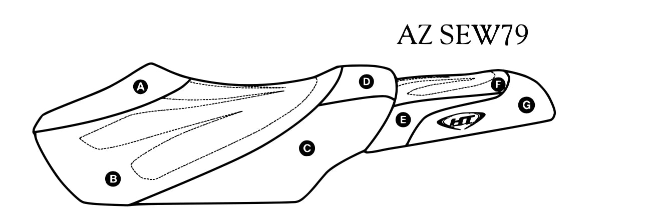 Hydro-Turf Seat Cover for Yamaha GP / GP 1200R (1999–1999)