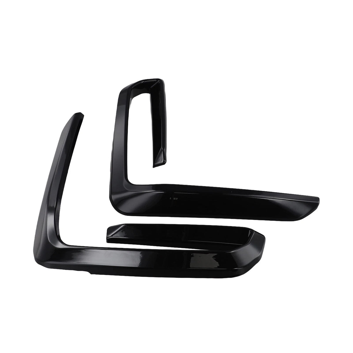 Black ABS Front Fog Lamp Covers Compatible with For BMW For X5 G05 Series